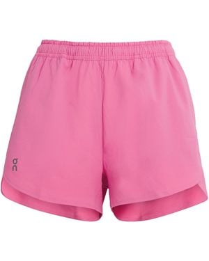 On Shoes Train 3" Shorts - Pink