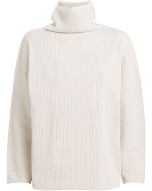 Pleats Please Issey Miyake A-Poc Shell Top - White