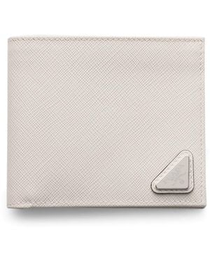 Prada Saffiano Leather Wallet - Natural