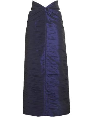 Sandra Mansour Mediterraneenne Midi Skirt - Blue