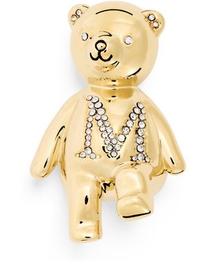 Max Mara Teddy Bear Brooch - Metallic