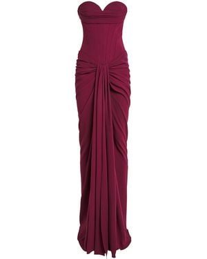 Zuhair Murad Cady Strapless Gown - Purple