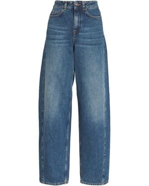ME+EM Tapered Puddle Jeans - Blue