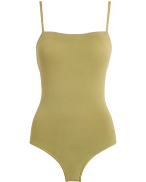 Eres Square-Neck Aquarelle Swimsuit - Green