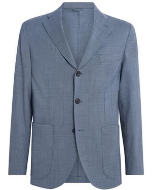 Eton Lana Tech Blazer - Blue