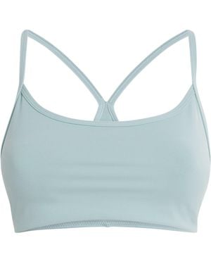 Vuori Stretch-Fabric Allthefeels Sports Bra - Blue