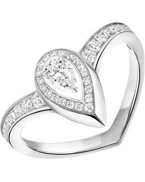 Messika Fiery And Diamond Ring - Metallic