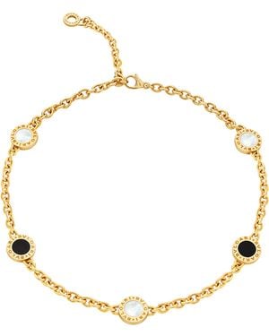 BVLGARI Mother-Of-Pearl And Onyx Necklace - Metallic