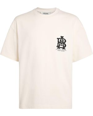 About Blank Oversized Monogram T-Shirt - White