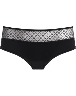 Chantelle Lace-Detail Norah Shorty Briefs - Black