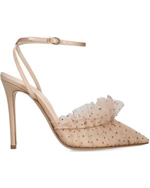 Andrea Wazen Embellished Franca Sparkle Court Shoes 105 - Metallic