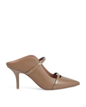 Malone Souliers Leather Maureen Heeled Mules 70 - Brown