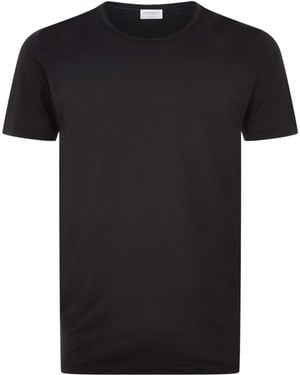 Zimmerli of Switzerland 172 Pure Comfort Round Neck T-Shirt - Black