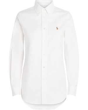 Polo Ralph Lauren Slim-Fit Oxford Shirt - White