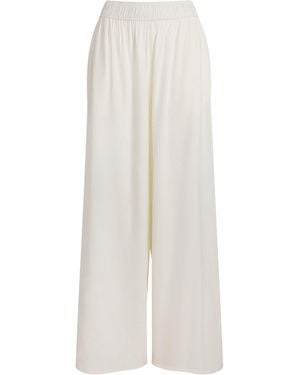 Camilla & Marc Linen-Blend Chara Wide-Leg Trousers - White