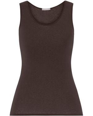 Hanro Ultralight Tank Top - Brown