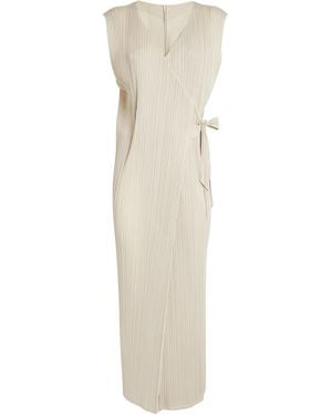 Pleats Please Issey Miyake Sleeveless Jam Jumpsuit - White