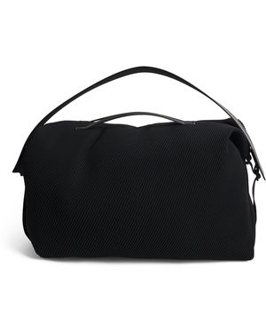 Homme Plissé Issey Miyake Pleated Duffle Bag - Black