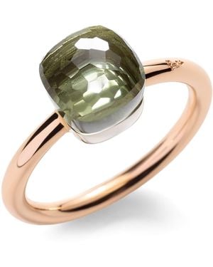 Pomellato Mixed And Prasiolite Nudo Petit Ring - Brown