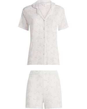 Skims Soft Lounge Pyjama Set - White