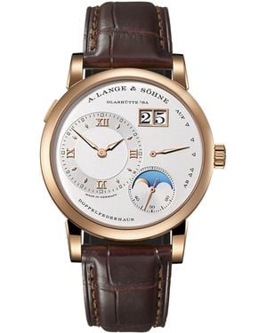 A. Lange & Sohne Lange 1 Moon Phase Watch - Metallic