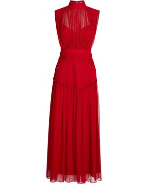 Shona Joy Clemence Midi Dress - Red