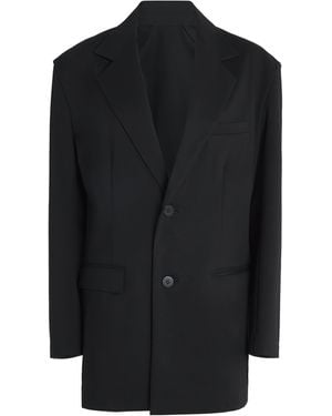 Issey Miyake Cotton-Blend Simple Ensemble Blazer - Black