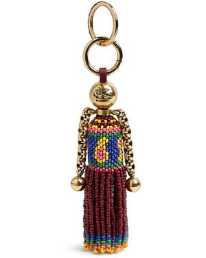 Etro Doll Charm Keyring - White