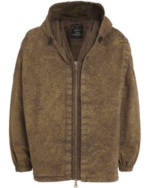 Y. Project Two-In-One Hooded Bomber Jacket - Brown