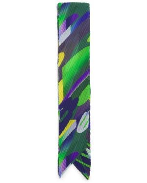 Pleats Please Issey Miyake Pleated Playground Scarf - Green