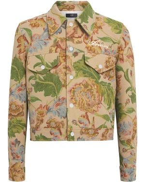 Amiri Floral Tapestry Jacket - Green