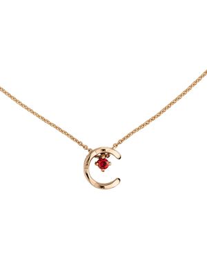 CHANEL And Ruby Coco Crush Necklace - Natural