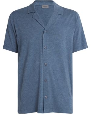 Hanro Short-Sleeve Casuals Shirt - Blue