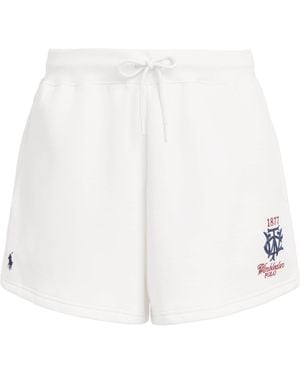 Ralph Lauren X Wimbledon Fleece Shorts - White
