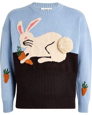 S.S.Daley Wool Bunny Hector Jumper - Blue
