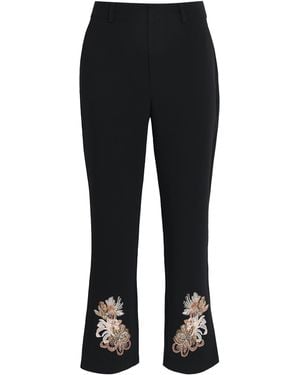 Cinq À Sept Beaded Kerry Trousers - Black