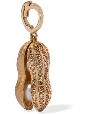 Annoushka Pearl And Diamond Mythology Pendant Charm - Metallic