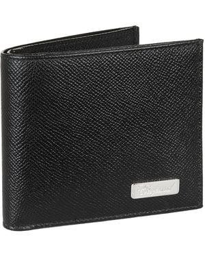 Chopard Small Leather Il Classico Bifold Wallet - Black