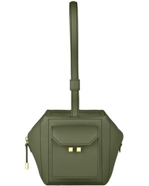 Chopard Mini Leather Ice Cube Top-Handle Bag - Green