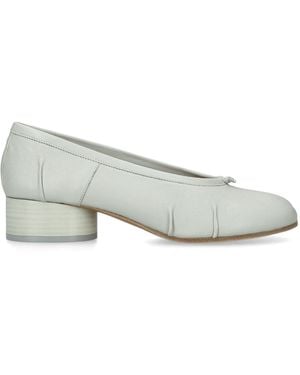 Maison Margiela Leather Tabi Ballerina Court Shoes 30 - Grey