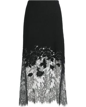Ulla Johnson Merino Wool Josina Midi Skirt - Black