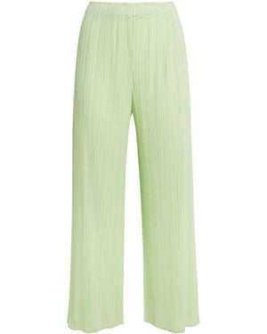 Pleats Please Issey Miyake Monthly Colours June Trousers - Green