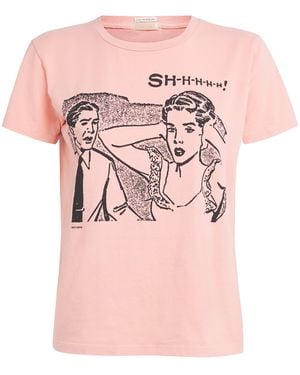 Mother The Boxy Goodie T-Shirt - Pink