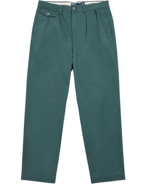 Polo Ralph Lauren Cotton Pleated Whitman Chinos - Green