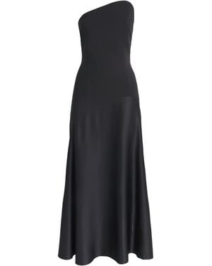 Solace London Strapless Edison Midi Dress - Black