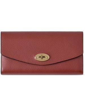 Mulberry Darley Wallet Rust - Red