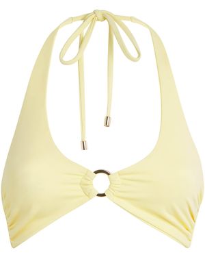 Away That Day Sorrento Bikini Top - Metallic