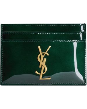 Saint Laurent Cassandre Card Holder - Green