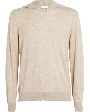 Derek Rose Merino Wool Orson Hoodie - Natural