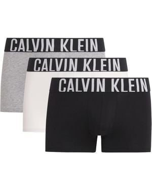 Calvin Klein Stretch-Cotton Intense Power Trunks - Black